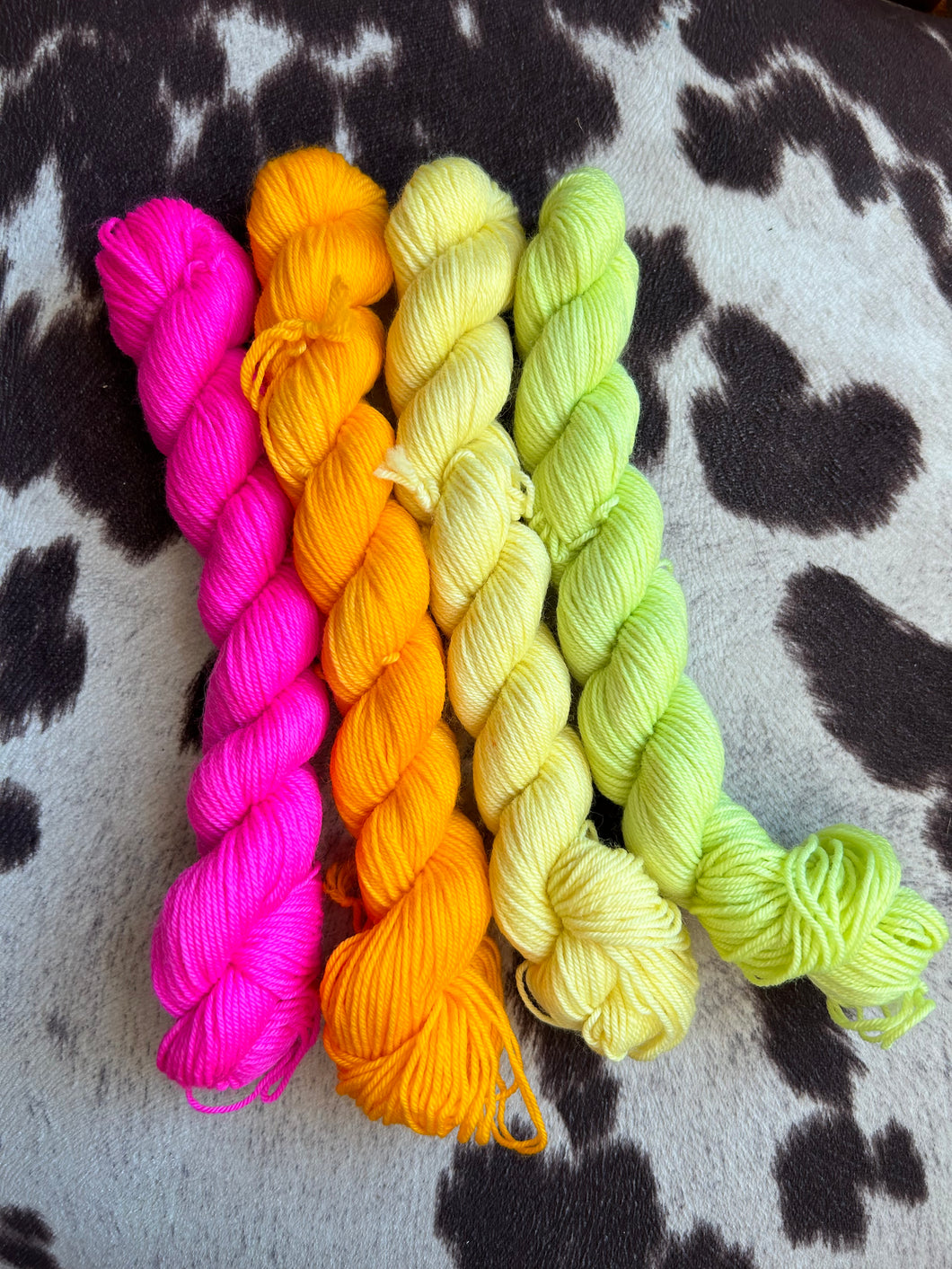 Electrocuties! Mini Mix-20 gram Mini Skein Set