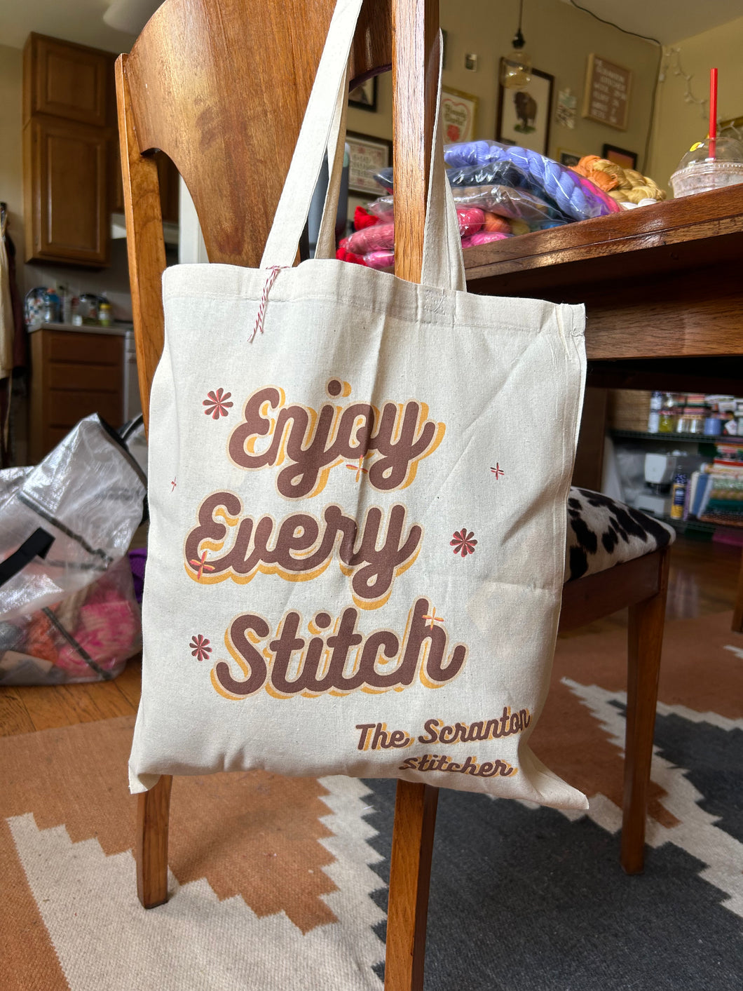 Enjoy Every Stitch! Tote Bag